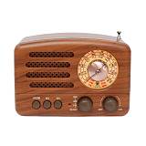 Meier M-1160BT Retro Επιτραπέζιο Ραδιόφωνο με USB Καφέ