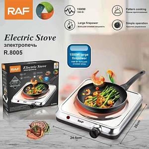 RAF εστία ηλεκτρική 1500 watt inox R 8005