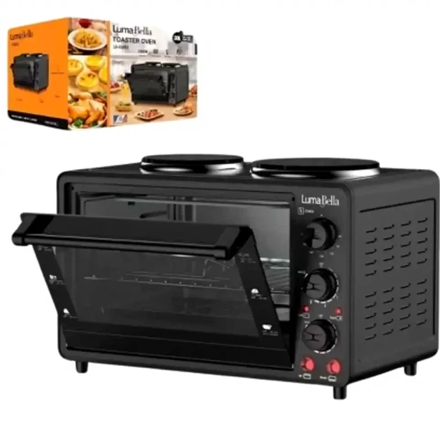 Φουρνάκι με 2 εστίες 30Litr LB-60003 3100watt