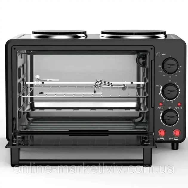 Φουρνάκι με 2 εστίες 30Litr LB-60003 3100watt