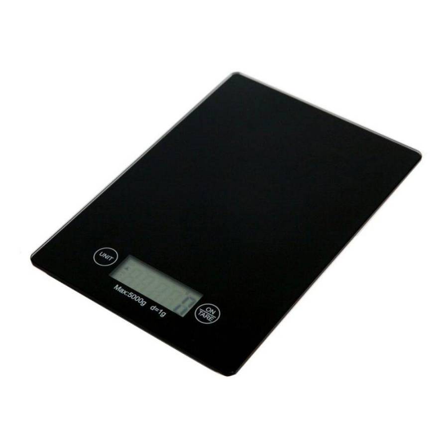 Ψηφιακή ζυγαριά κουζίνας 5kg/1g με LCD οθόνη  KE-A Μαύρη