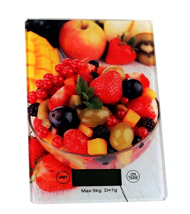 Ζυγαριά Κουζίνας Ψηφιακή 1gr - 5kg Πολύχρωμη ΚΕ-Α